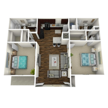 Classic Two Bedroom 253 floor plan